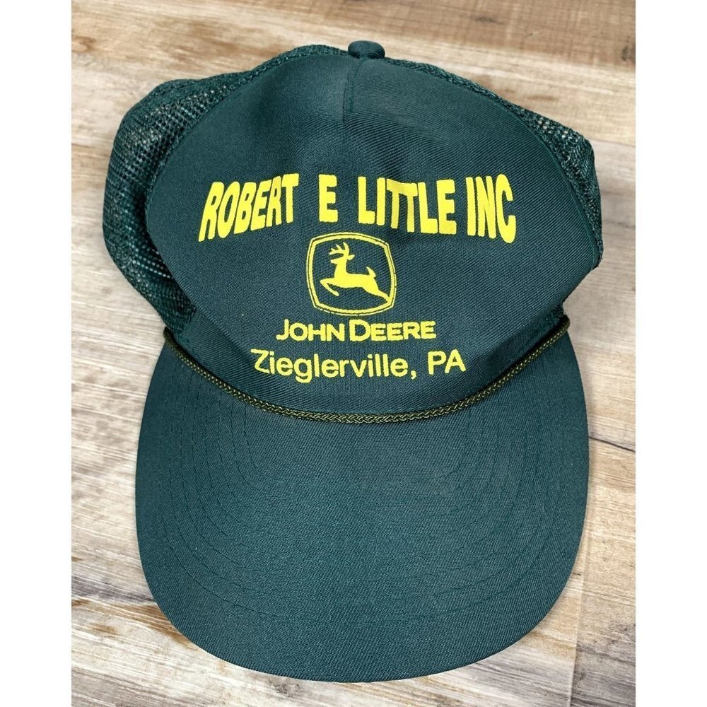 Robert E Little Inc John Deere Zieglerville PA John Deere Adjustable Trucker Hat
